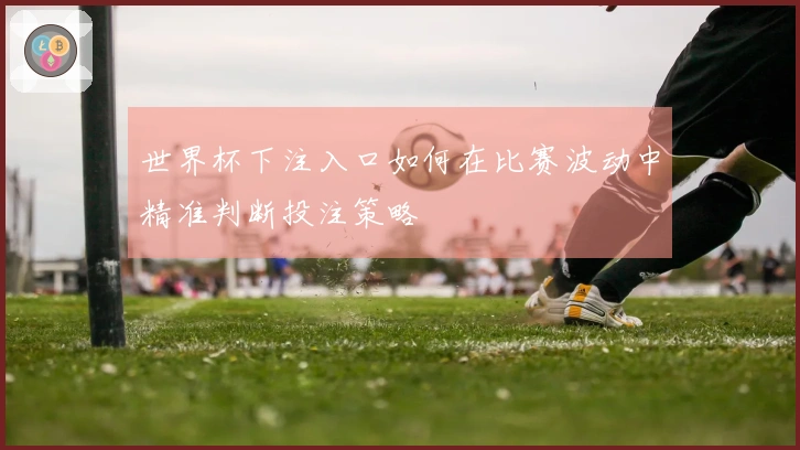 世界杯下注入口如何在比赛波动中精准判断投注策略