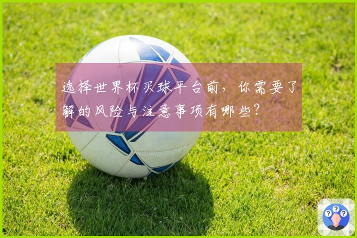 选择世界杯买球平台前，你需要了解的风险与注意事项有哪些？